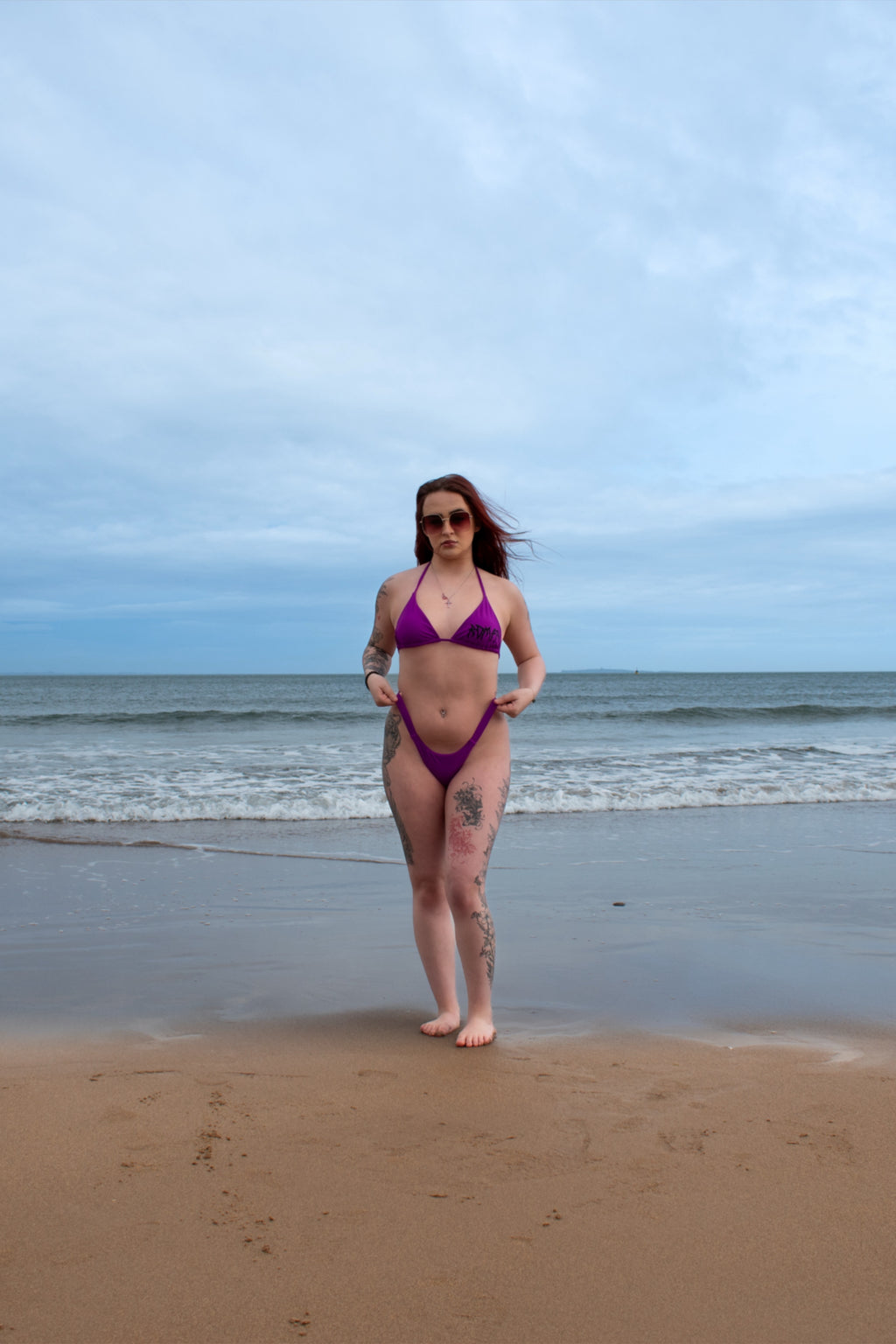 Metal Purple Bikini (Choose your bottoms)