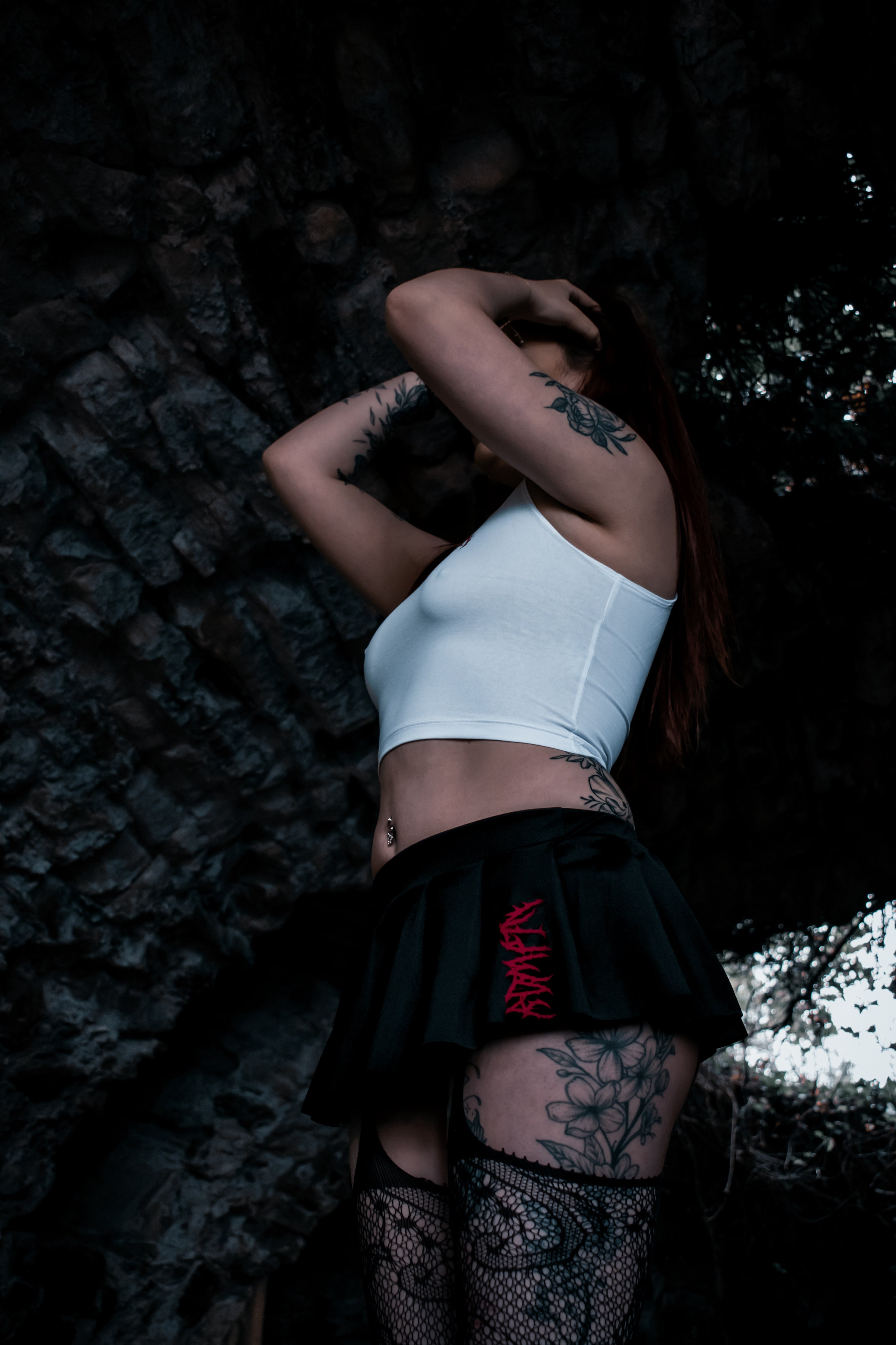 Micro Skirt Red