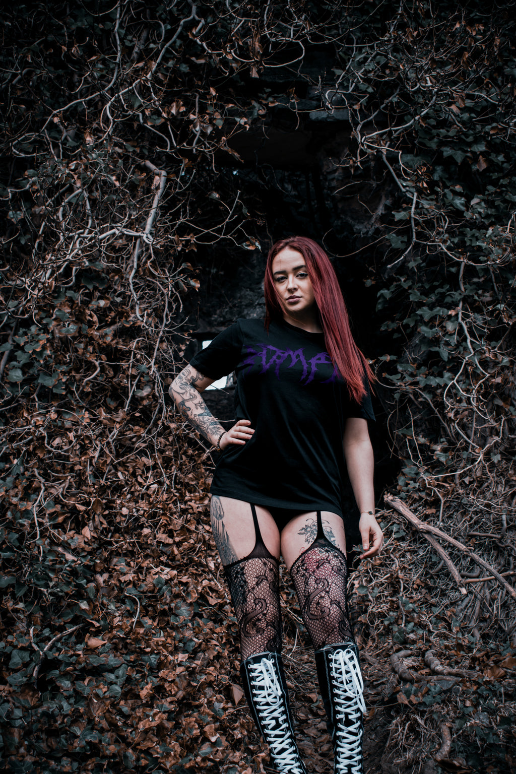 RDMPTN Metal Tee Black/Purple