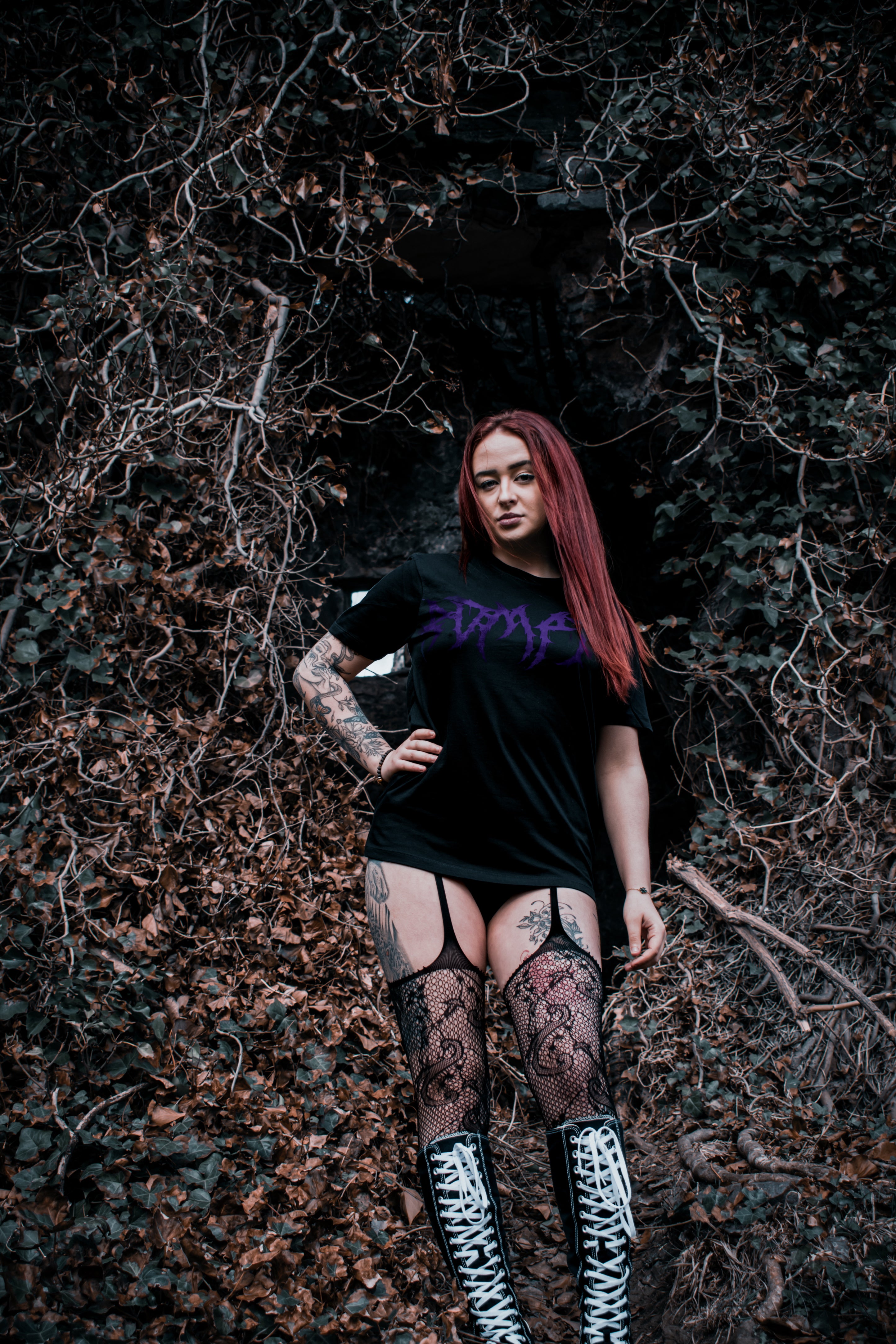 RDMPTN Metal Tee Black/Purple