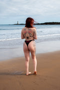 Metal Black Bikini (Choose your bottoms)