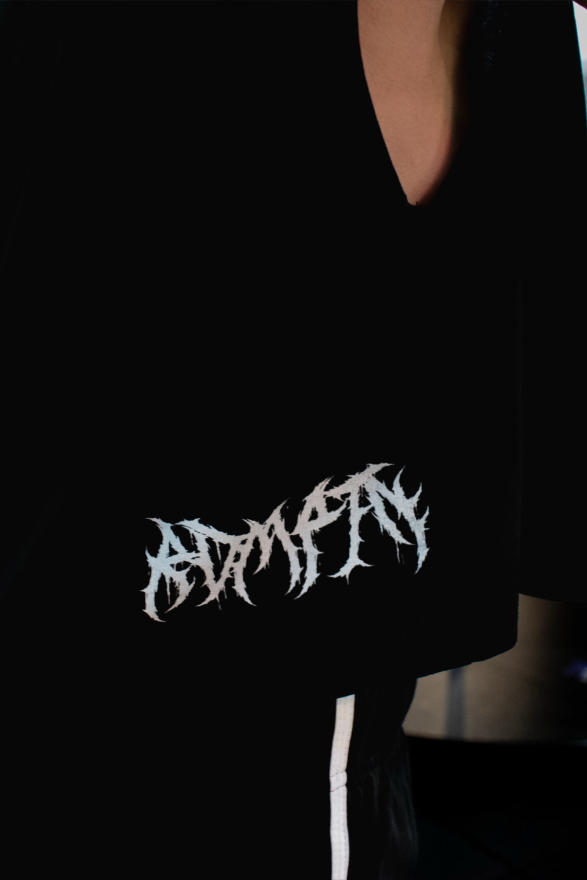 Memento Mori Black Crop Top