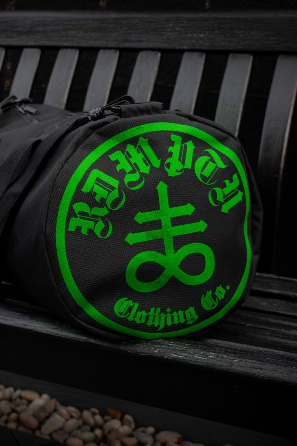 Green Leviathan Barrel Bag
